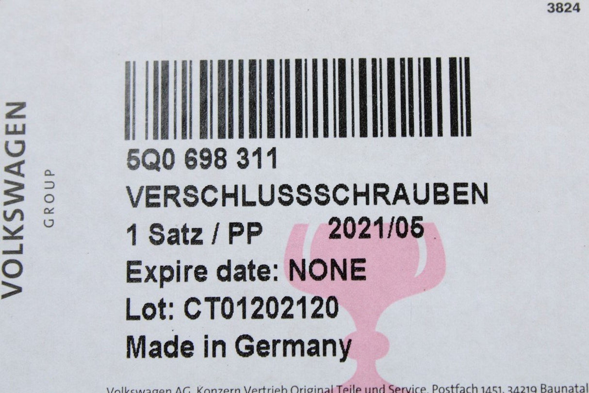 VW Audi Skoda SEAT ABS control unit assembly hardware kit 5Q0698311