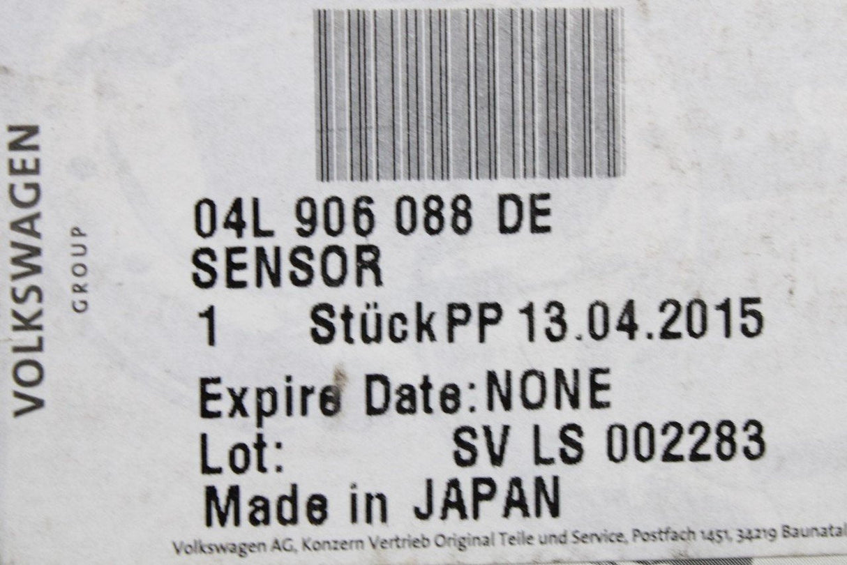 VW Transporter T6 exhaust gas temperature sensor 04L906088DE