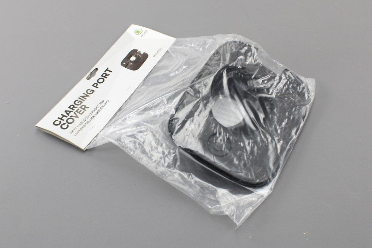 Skoda Enyaq iV 2021-Onward Charging port cover (Dark Grey) 5LA054410