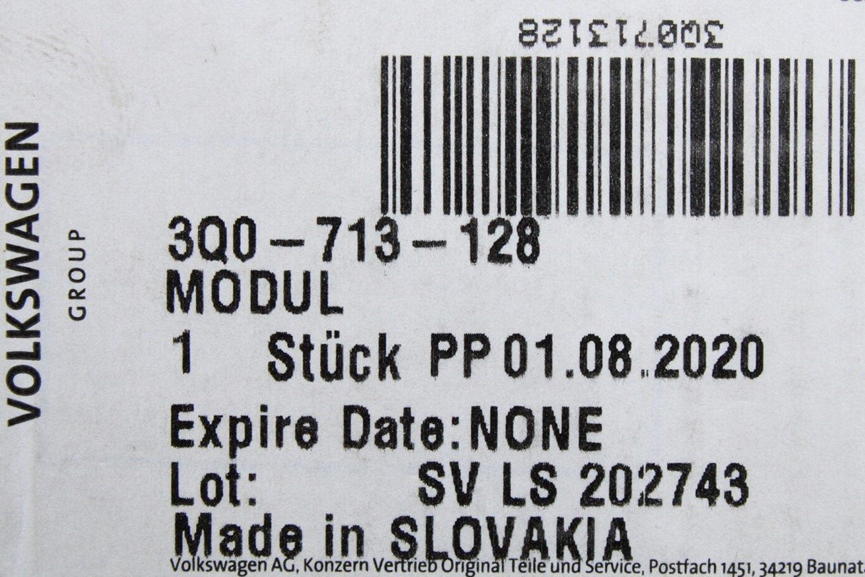 VW Audi Skoda SEAT DSG automatic micro switch 3Q0713128