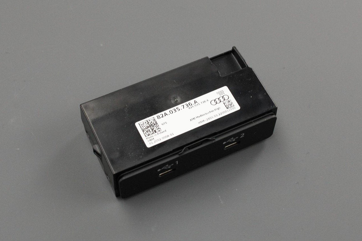Audi A1 A3 2019-on dual USB port (type-C) 82A035736A