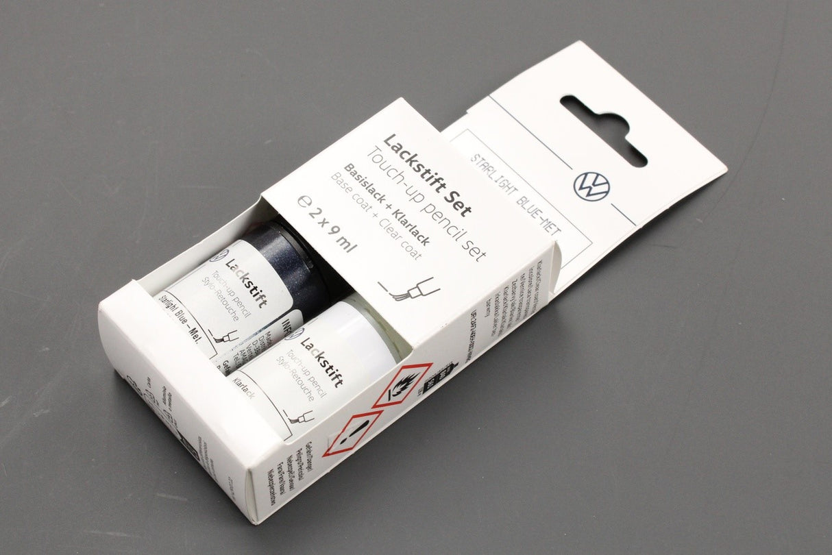VW touch up paint set Starlight Blue Metallic (x2 9ML) LST0M2T5U