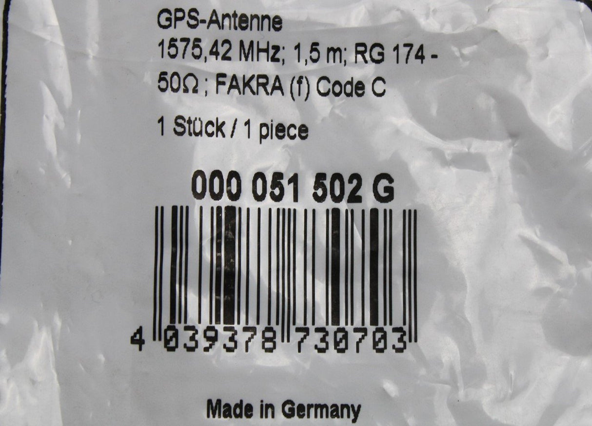 VW Golf Crafter Polo Tiguan Transporter navigation GPS aerial 000051502G