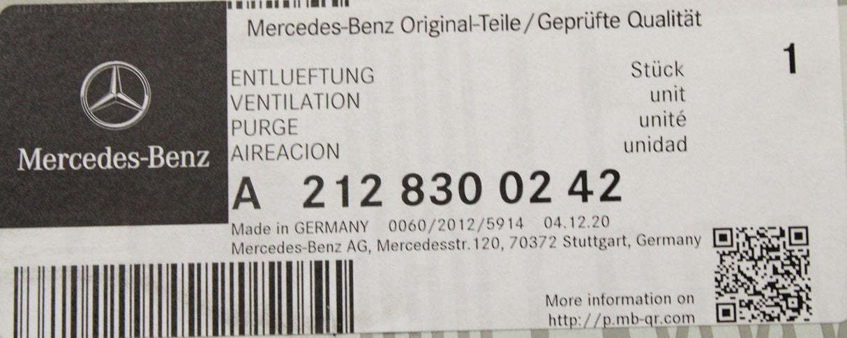 Mercedes-Benz C-Class rear air vent A2128300242