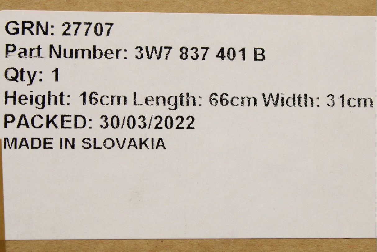 Bentley Continental GTC 12-18 window regulator (left) 3W7837401B