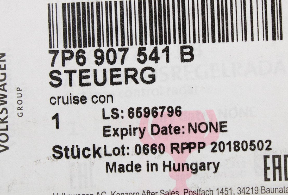 VW Touareg 2013-14 ACC left distance control radar (slave) 7P6907541B