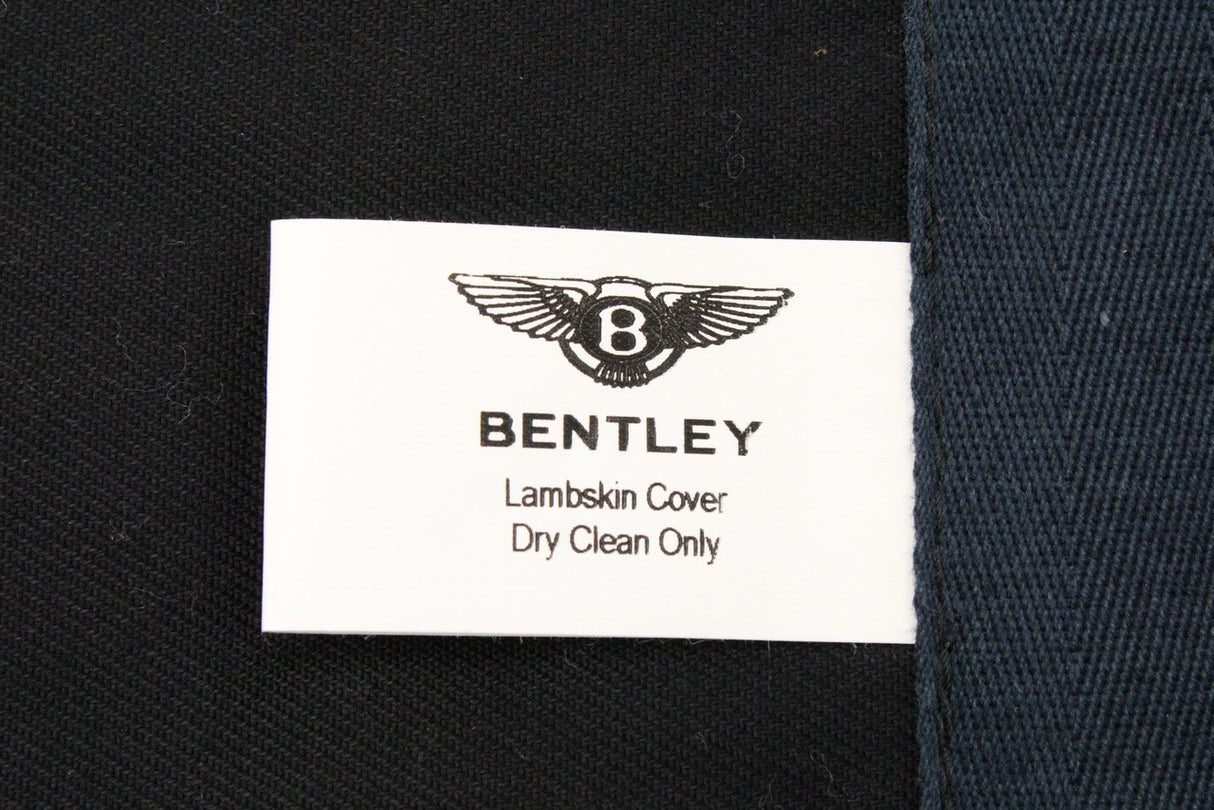 Bentley Continental lambswool front floor mats (Beluga) 3W2863691AE4BH