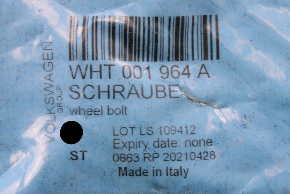VW Transporter T5 T6 Amarok Crafter Touareg wheel bolt M14 x1 WHT001964A