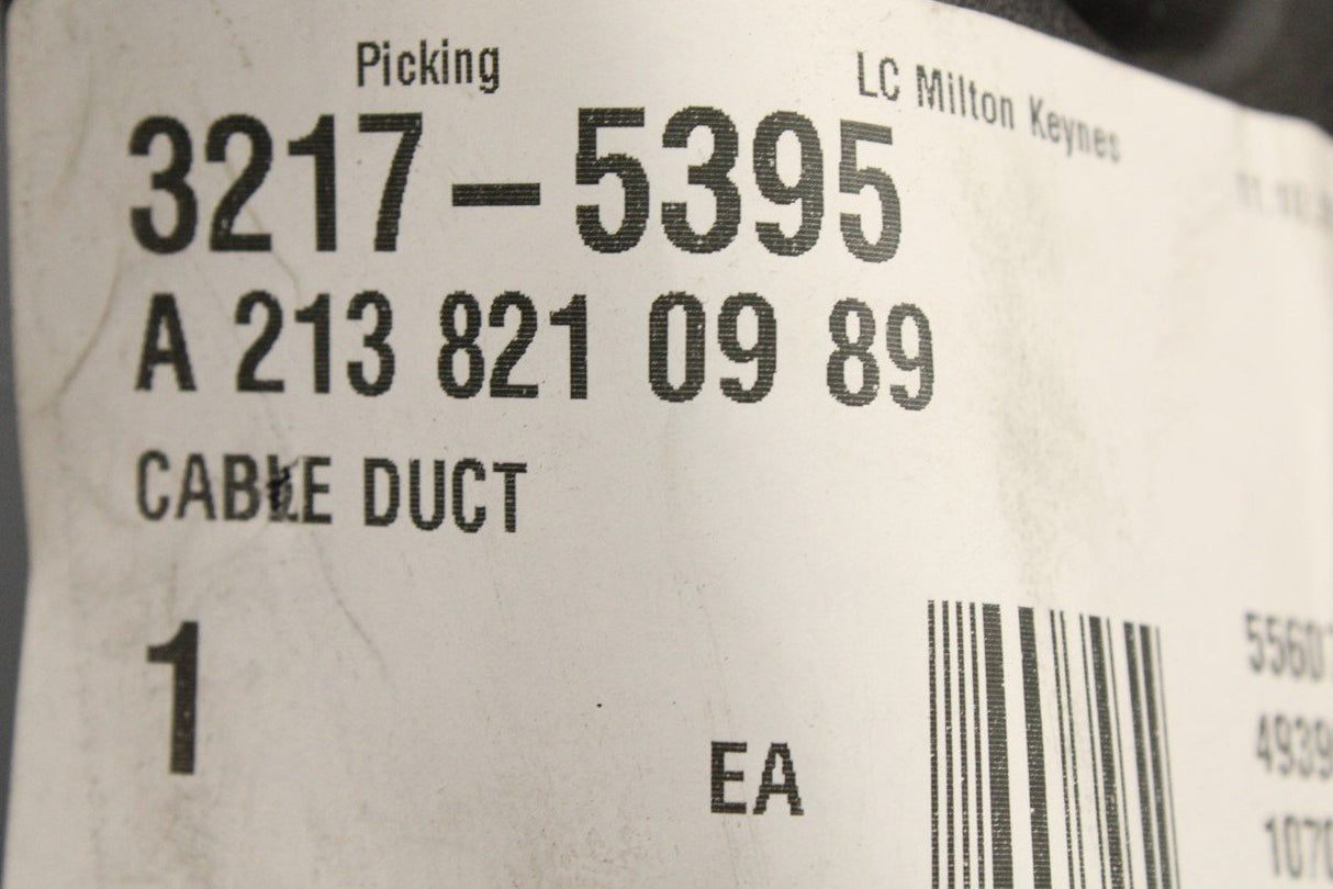 Mercedes-Benz E-Class boot lid hinge cover trim A2138210989