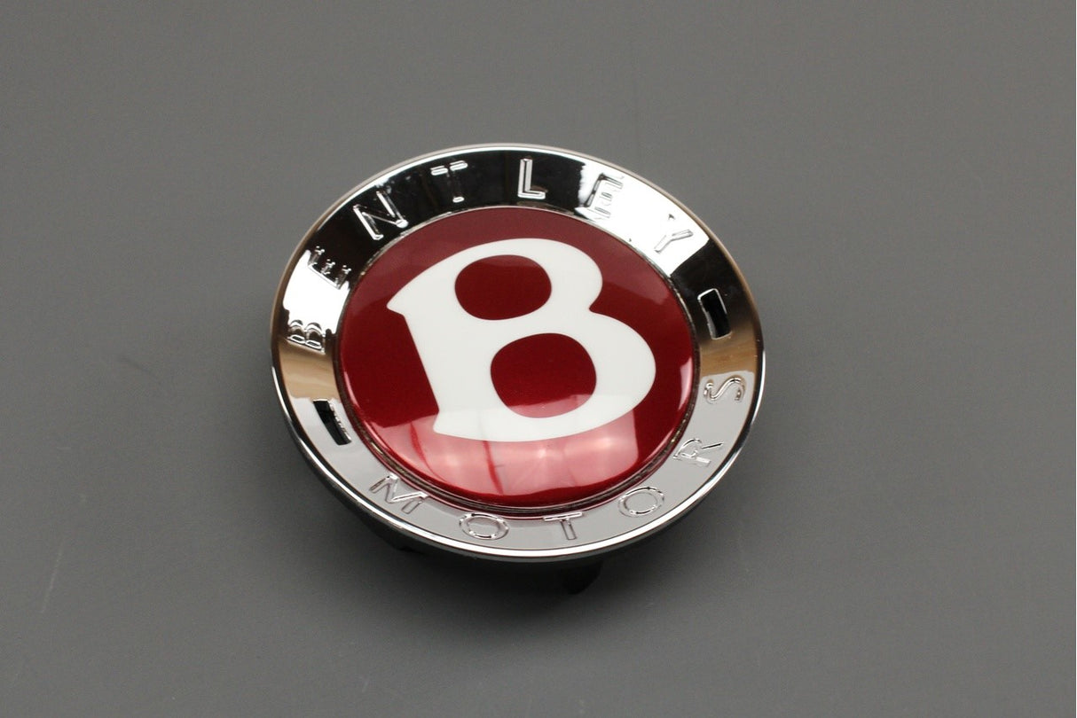 Bentley Continental GT GTC 2012-2018 wheel centre cap (red) 3W0601159M