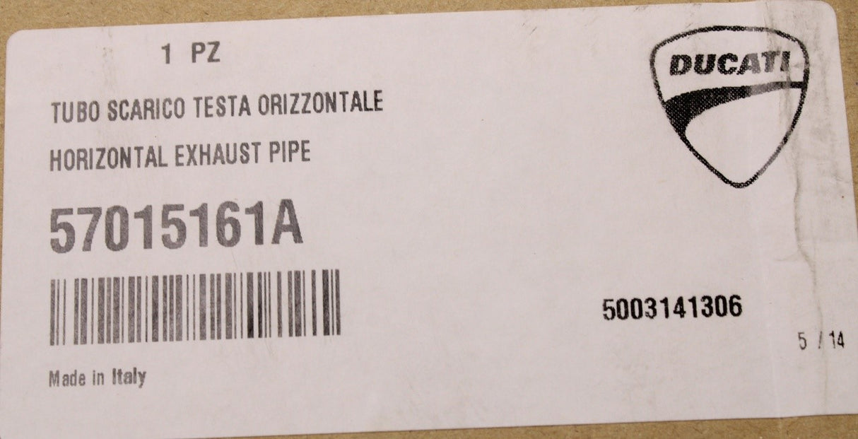 Ducati Hypermotard 950 2022-on exhaust header pipe 57015161A