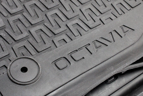 Skoda Octavia 2013-20 rubber floor mats set (front & rear) 5E2061550