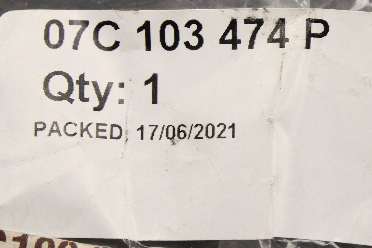 Bentley Continental 6.0 W12 crankcase breather hose cyl 1-6 07C103474P