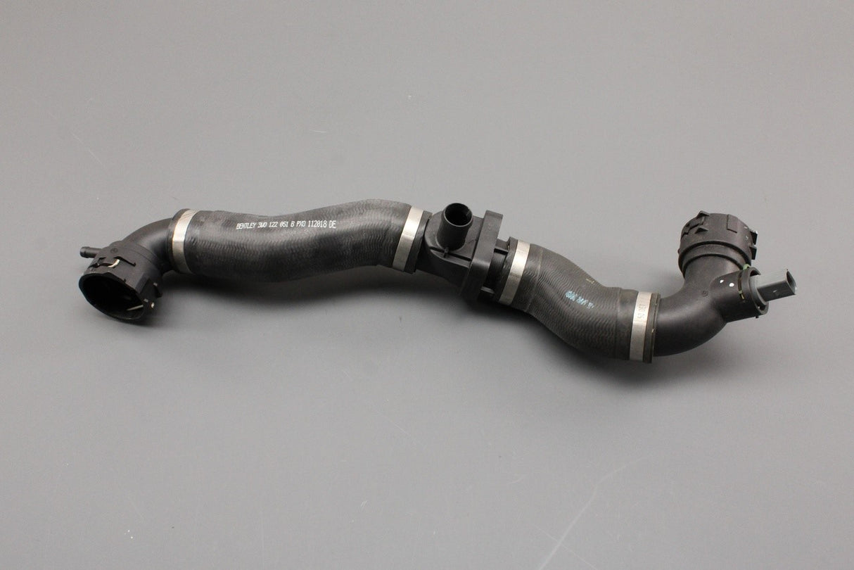 Bentley Continental GT GTC 04-10 6.0 radiator coolant hose 3W0122051B