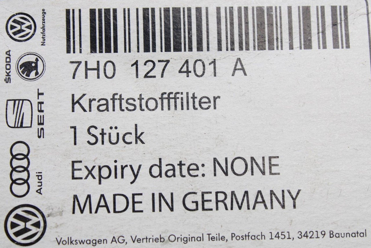 VW Transporter T5 T6 Touareg diesel fuel filter 7H0127401A