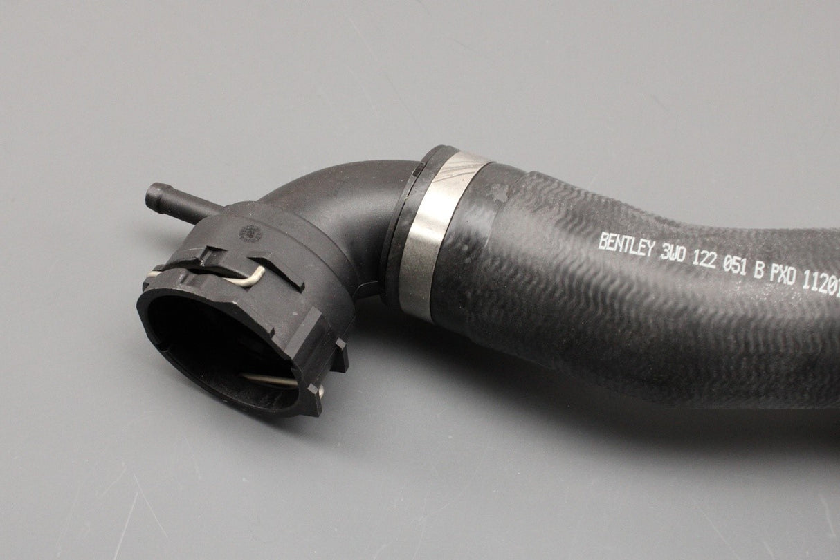 Bentley Continental GT GTC 04-10 6.0 radiator coolant hose 3W0122051B