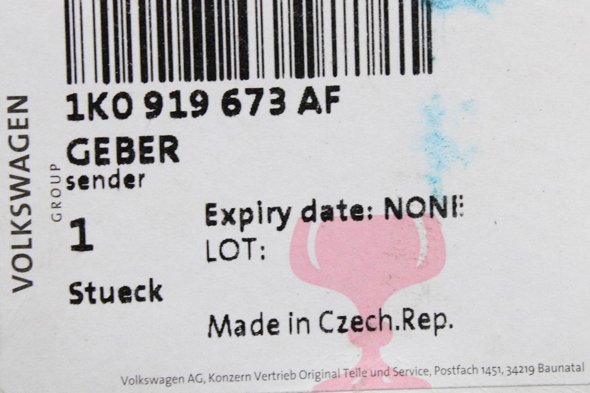 VW Audi Skoda SEAT fuel pump/gauge level sensor (petrol) 1K0919673AF