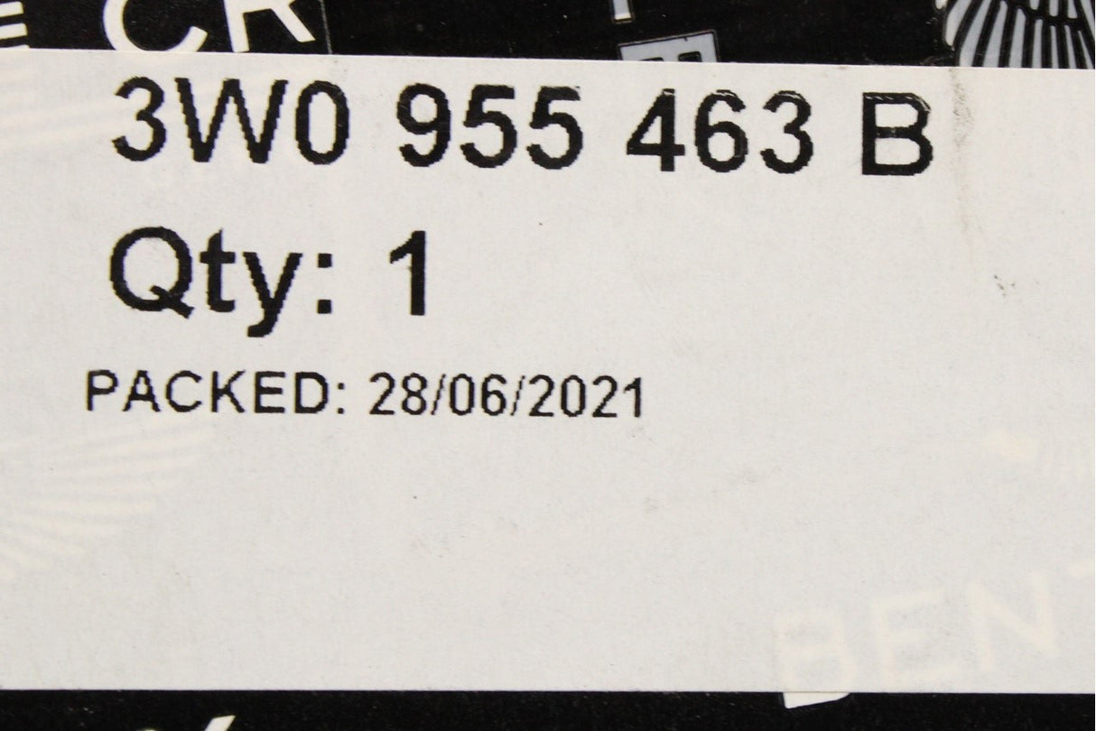 Bentley Continental Flying Spur washer fluid filler neck 3W0955463B