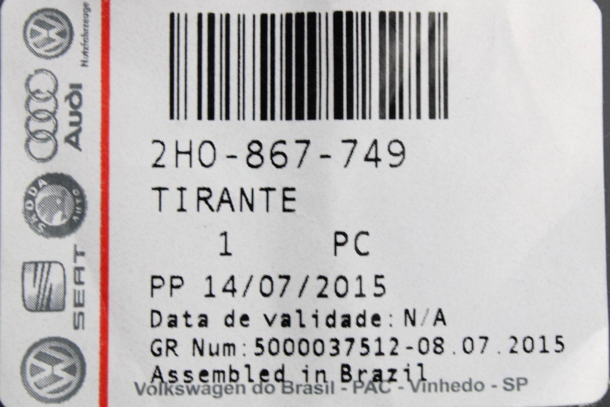 VW Amarok 2010-22 tool kit holding strap (x1) 2H0867749