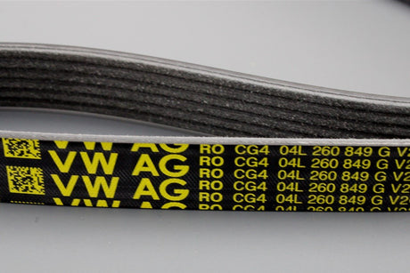VW Golf Audi Skoda SEAT auxiliary poly-V belt (1.6 2.0 TDI) 04L260849G