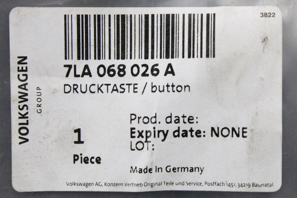 VW California T6.1 cupboard sliding door handle trim 7LA068026A