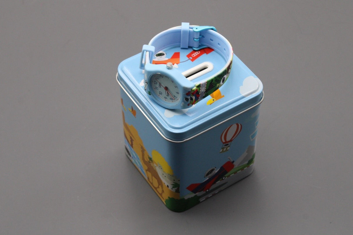 Audi accessory children's money box with ADUI robot watch 3202000900