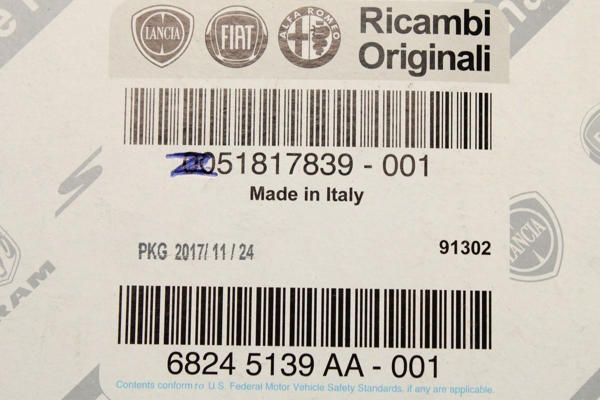 Abarth 500 2008-on air filter element 51817839