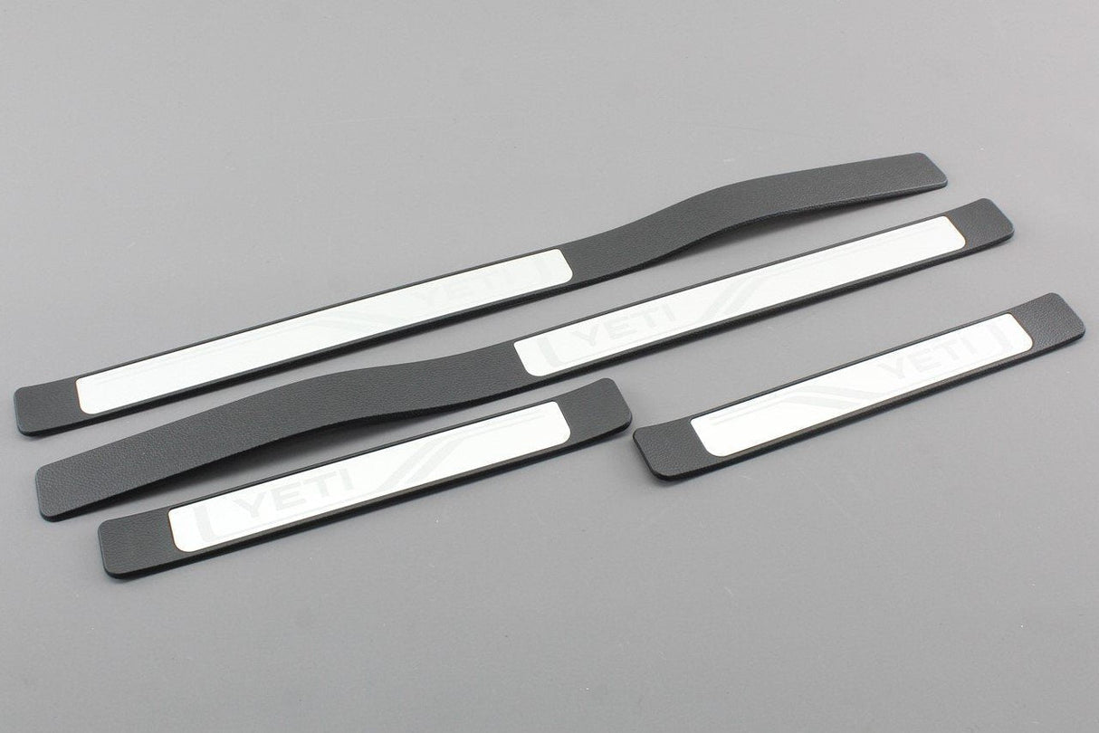 Skoda Yeti 2014- Door sill protectors stainless steel 5L0071303