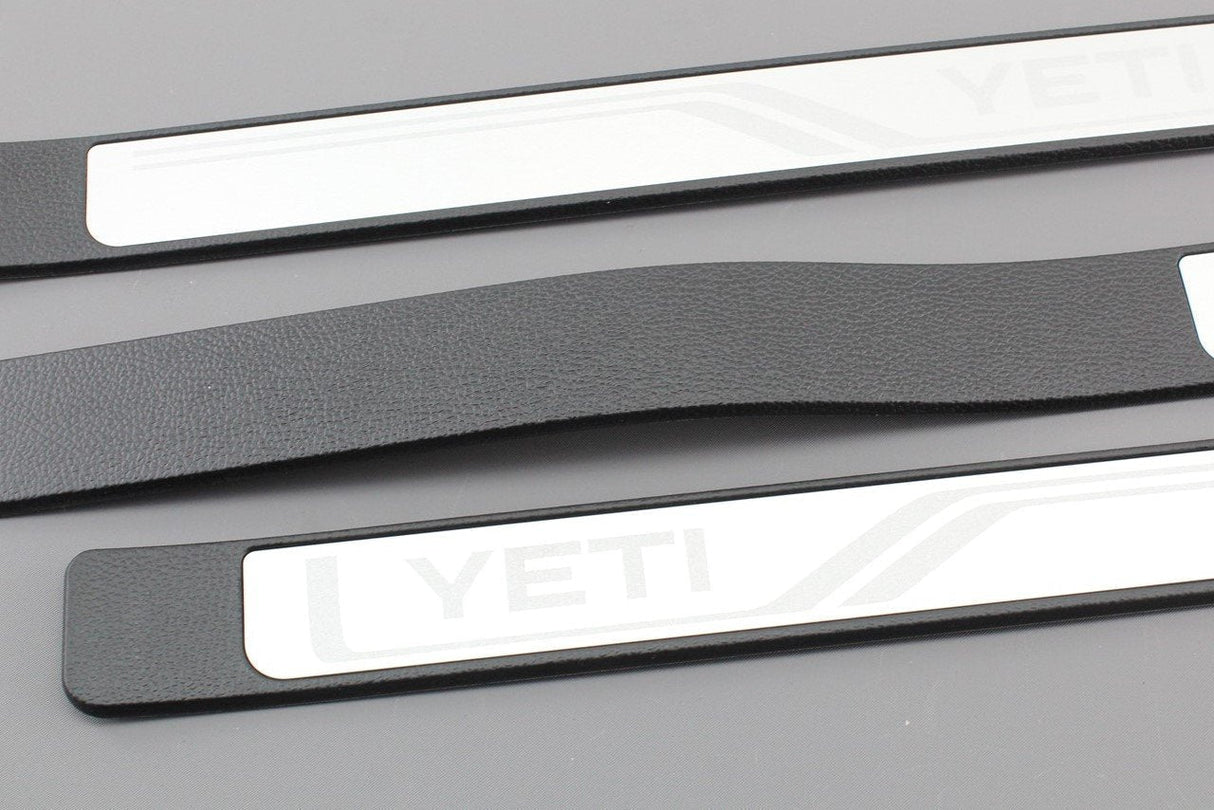 Skoda Yeti 2014- Door sill protectors stainless steel 5L0071303