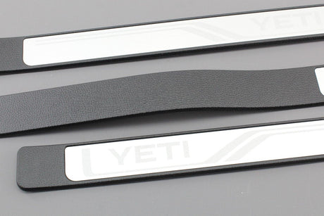 Skoda Yeti 2014- Door sill protectors stainless steel 5L0071303