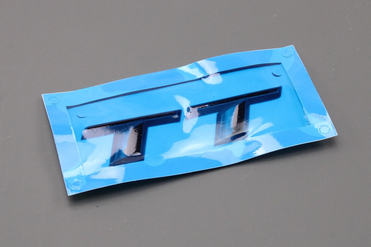 Audi TT 2015-on black 'TT' logo badge emblem (rear left) 8S0071803