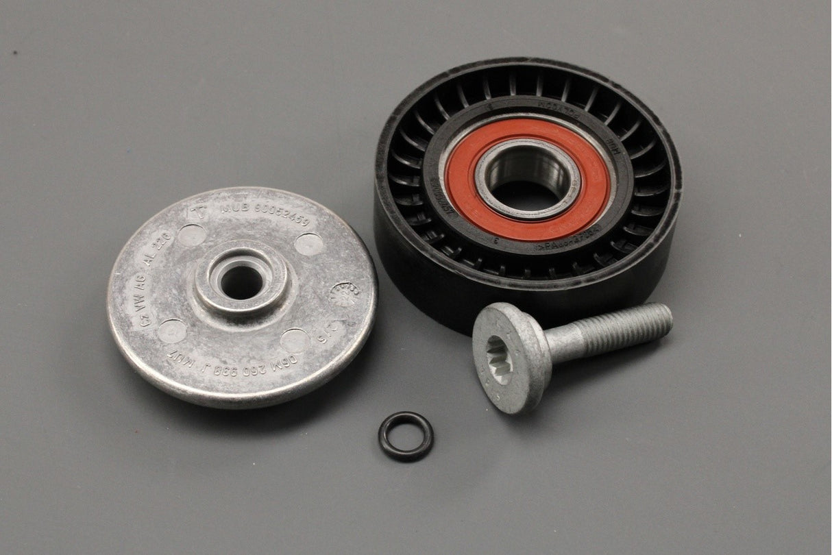 Bentley Bentayga 2017-on idler pulley with bolt (4.0L V8) 06M260938J