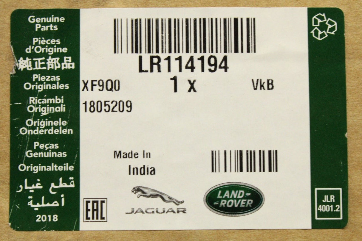 Range Rover Evoque 2019-on spare wheel tool kit jack LR114194