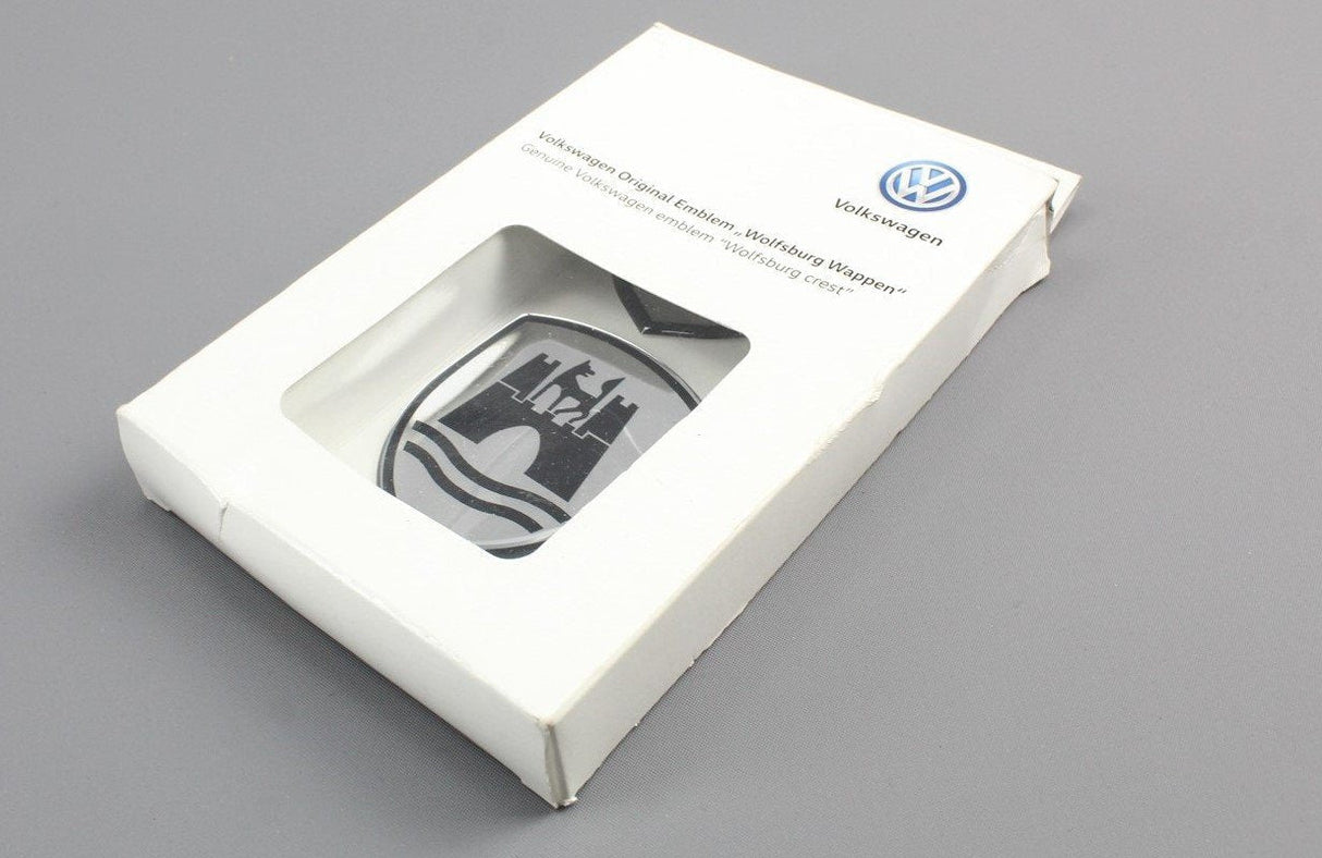 VW Volkswagen Wolfsburg crest emblem badge set (x2) 5C0064317ASXRW