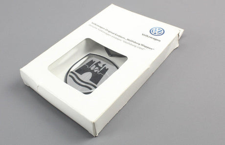 VW Volkswagen Wolfsburg crest emblem badge set (x2) 5C0064317ASXRW
