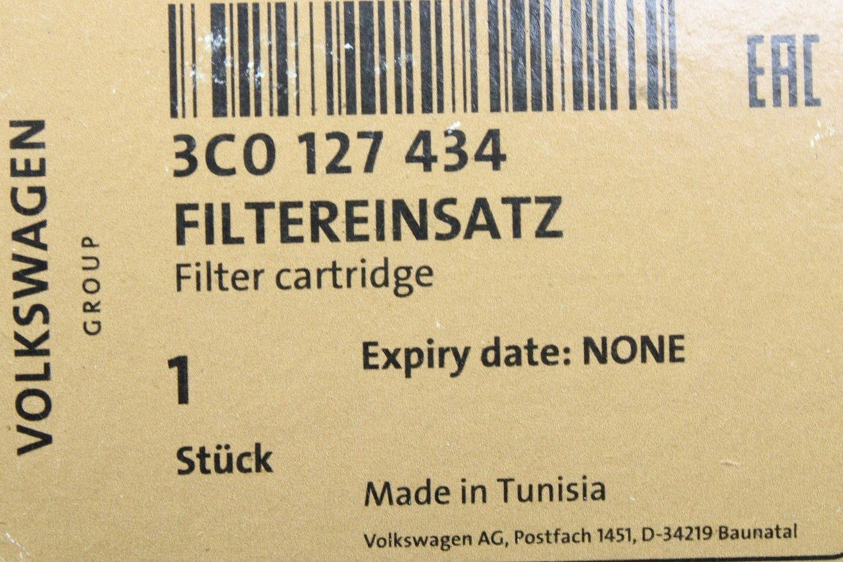 VW Audi Skoda SEAT 1.9 2.0 TDI fuel filter element 3C0127434