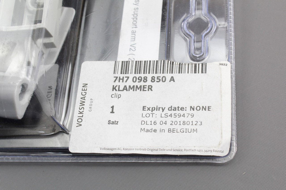 VW T5.1 T6 2010-20 California Lock clip supports for awning 7H7098850A