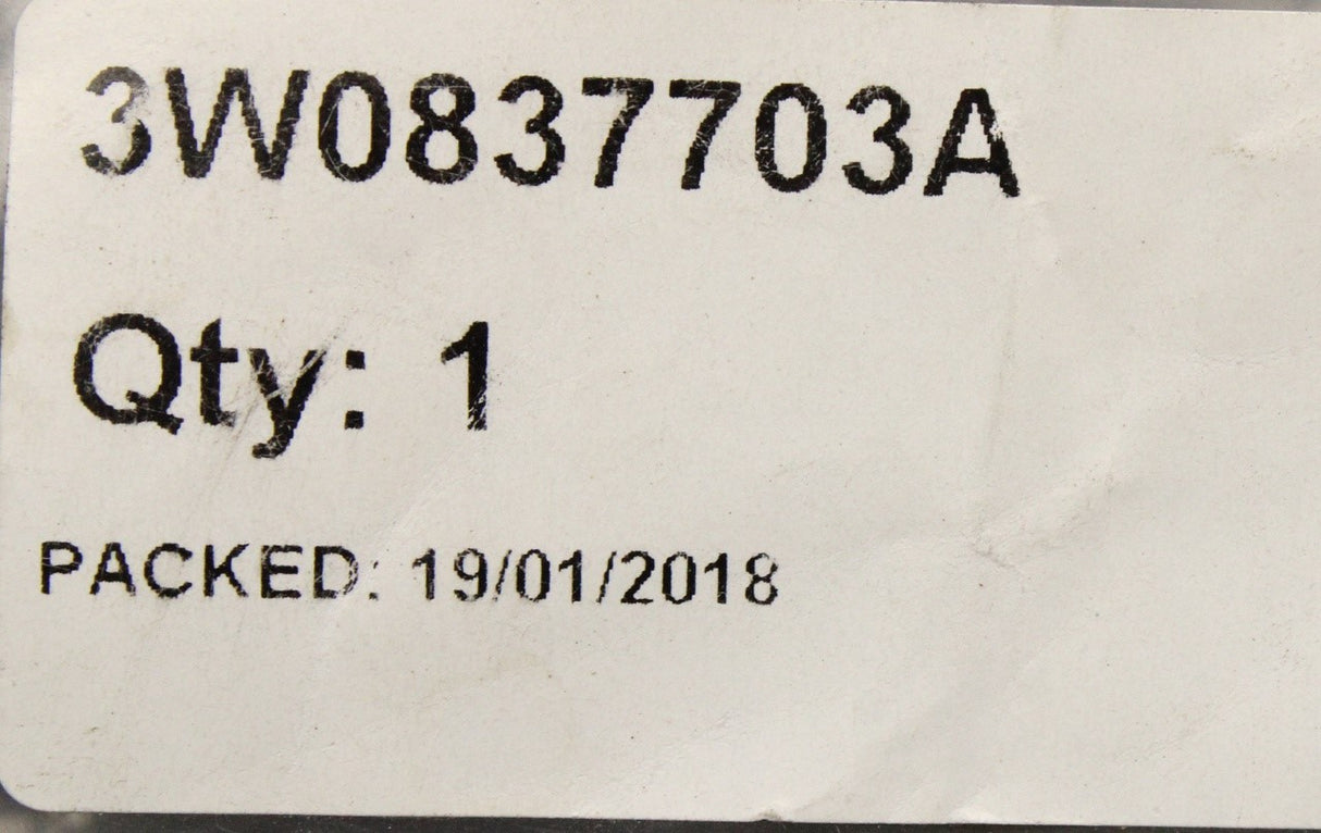 Bentley Continental GT 2012-18 front door seal (left/right) 3W0837703A
