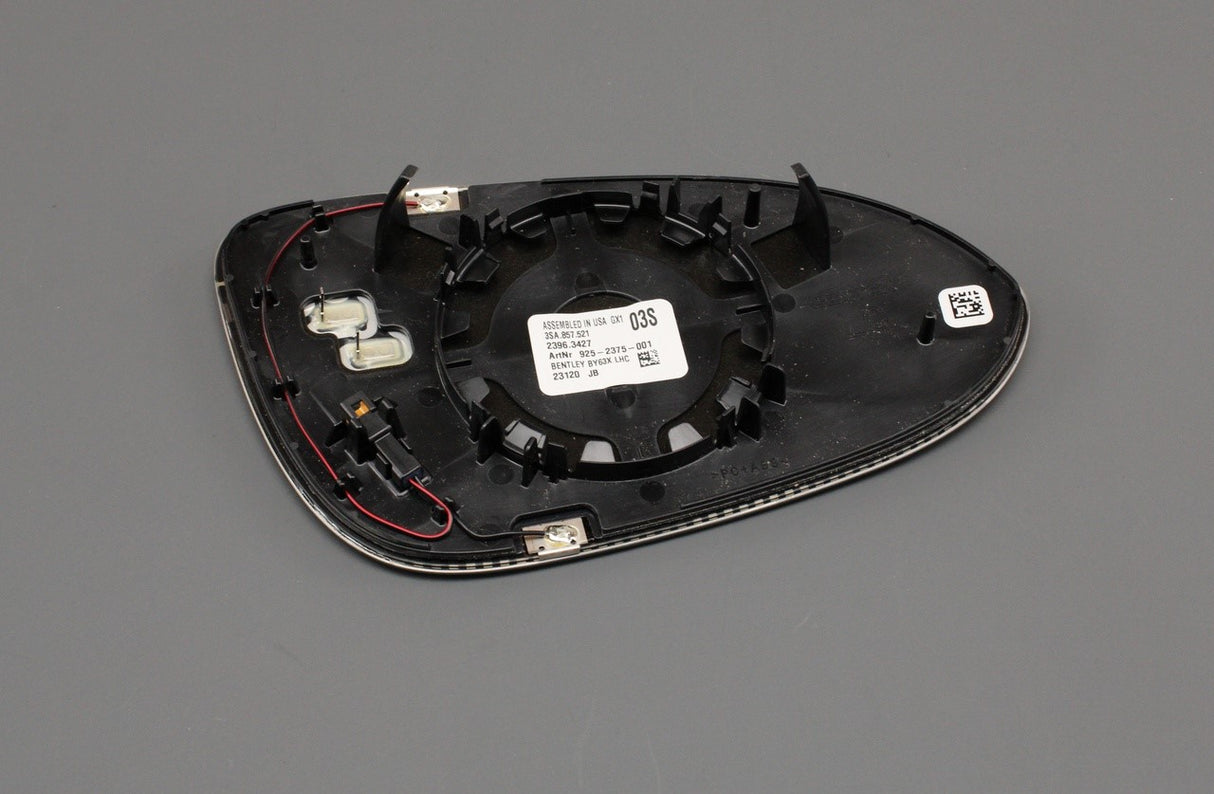 Bentley Continental GT/C 18-on convex wing mirror glass (left) 3SA857521