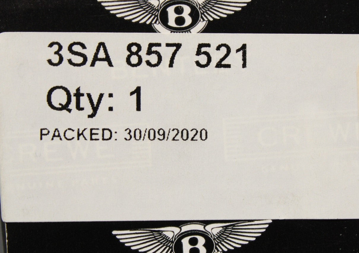 Bentley Continental GT/C 18-on convex wing mirror glass (left) 3SA857521