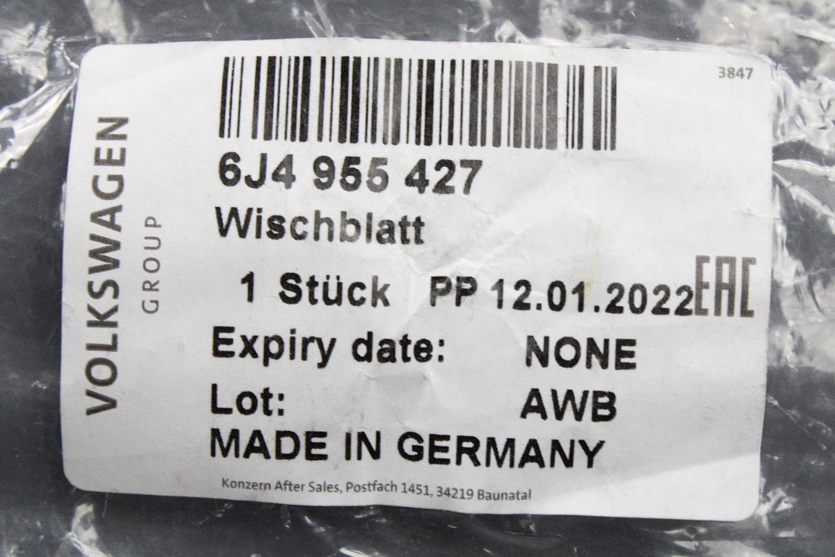 SEAT Ibiza 2013-2017 wipe blade 380mm (rear) 6J4955427