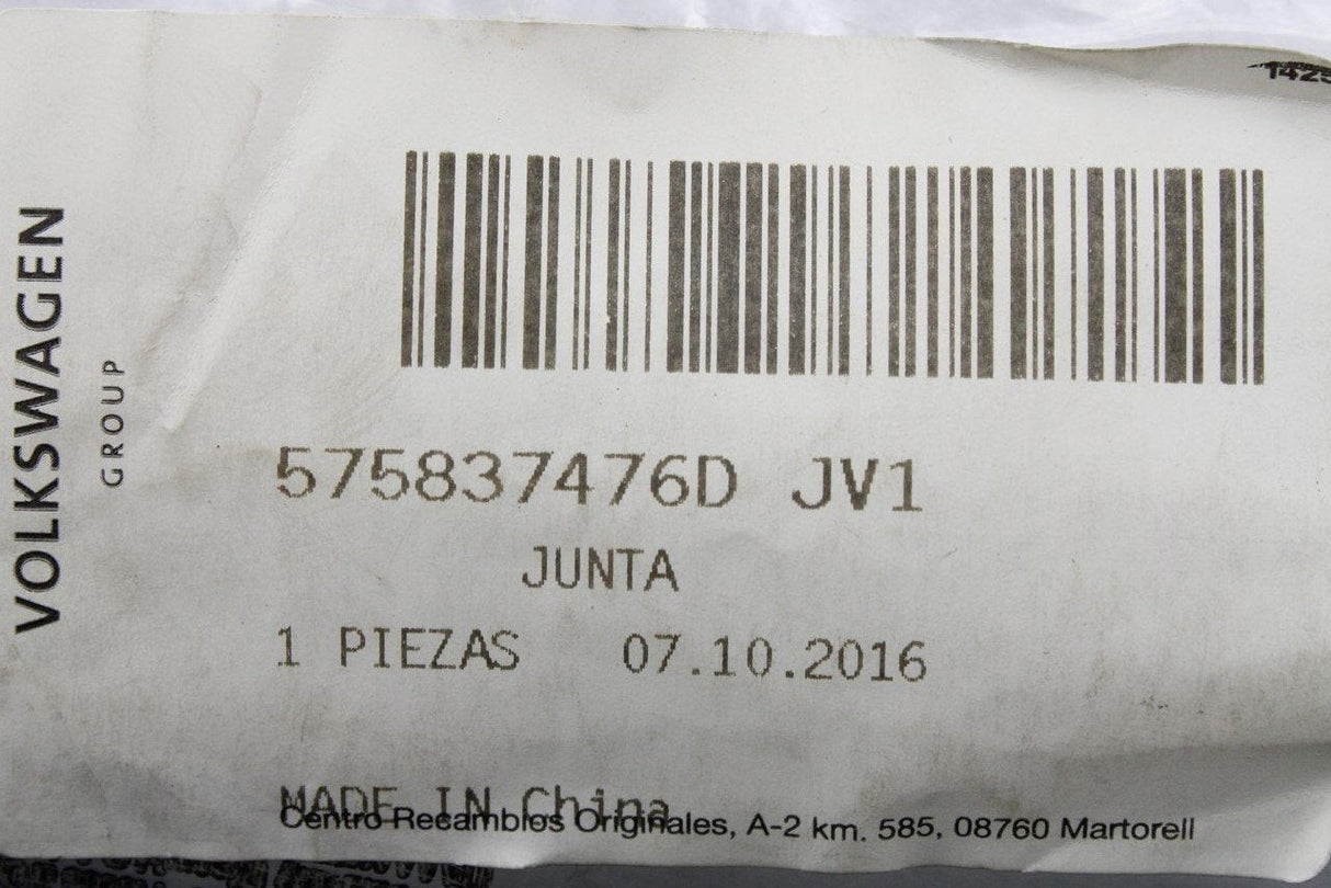 Skoda Karoq SEAT Ateca outer window seal (front, right) 575837476D JV1