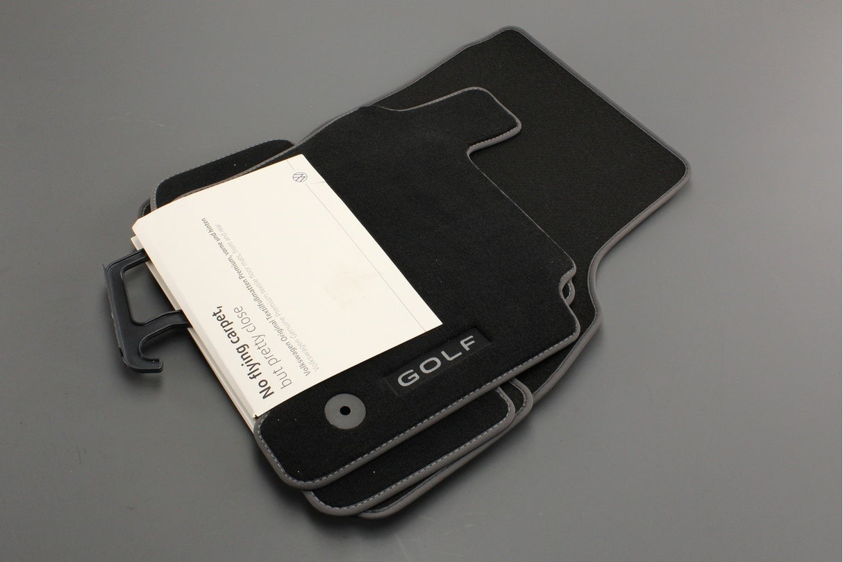 VW Golf MK8 premium carpet mats set (MHEV hybrid) 5H2061270A WGK