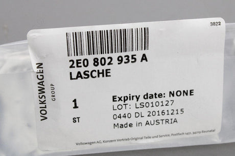VW Crafter 2012-2016 spare wheel bracket strap 2E0802935A
