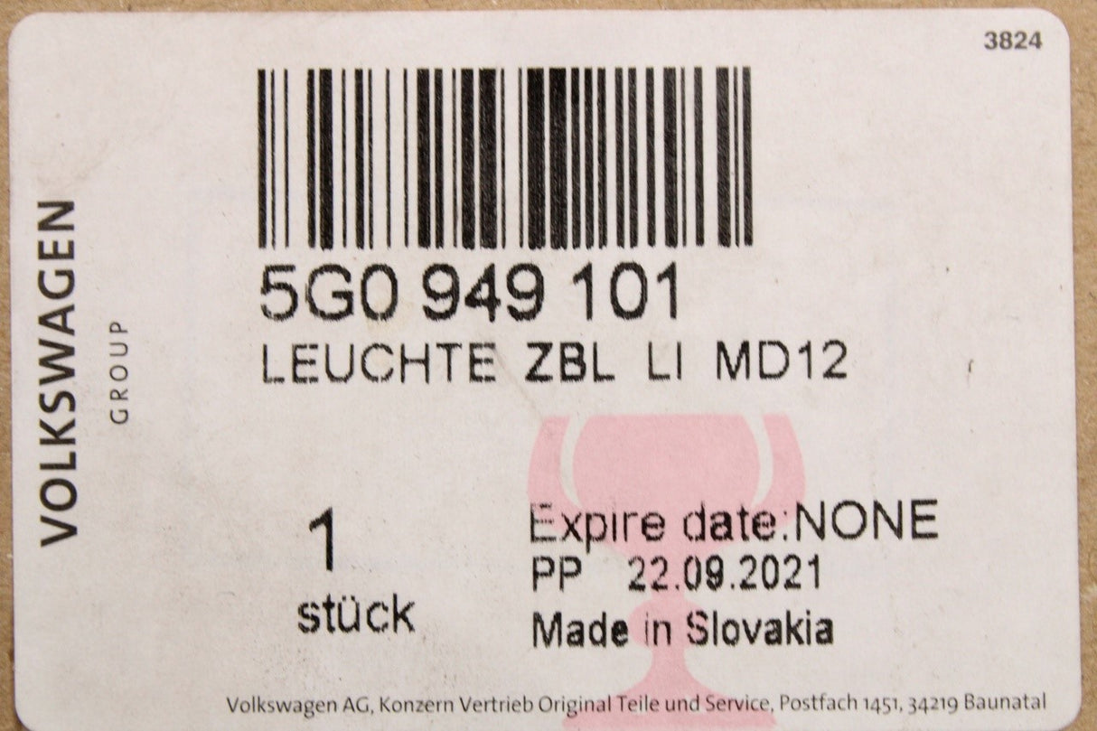 VW Golf MK7 MK7.5 Touran wing mirror indicator repeater (left) 5G0949101