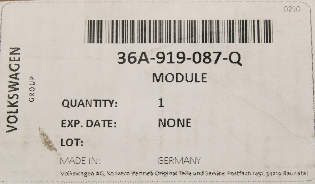 Audi RSQ8 2018-on fuel delivery module 36A919087Q