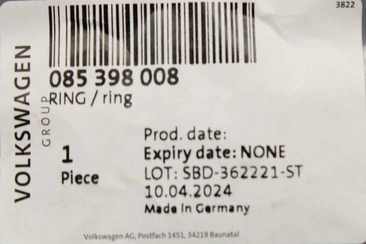 VW Audi Skoda SEAT 5 speed gearbox circlips set 085398008