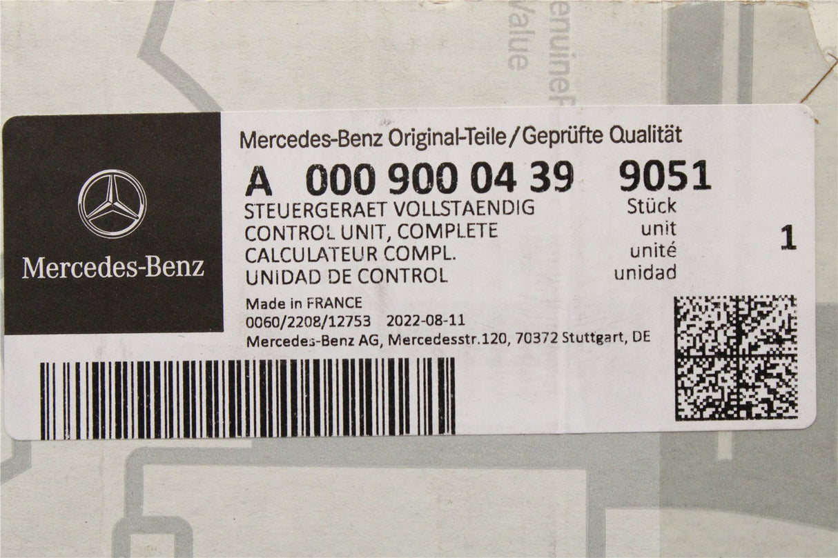 Mercedes-Benz interior light control unit A00090004399051