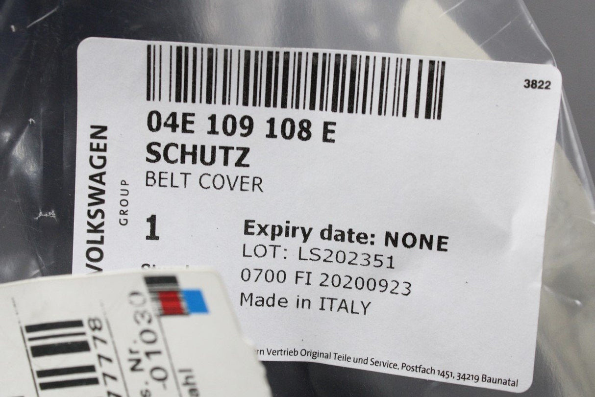 VW Audi Skoda SEAT 1.0 1.2 1.4 TSI timing belt guard (upper) 04E109108E