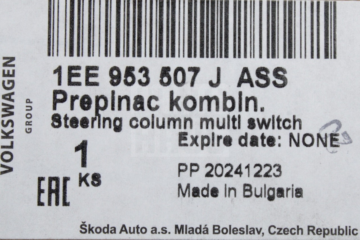 Skoda Superb 2024-on Kodiaq 24-on gear selector stalks 1EE953507J ASS